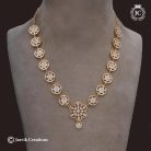 760 Impon White Stone Necklace-JCNL760 - 799