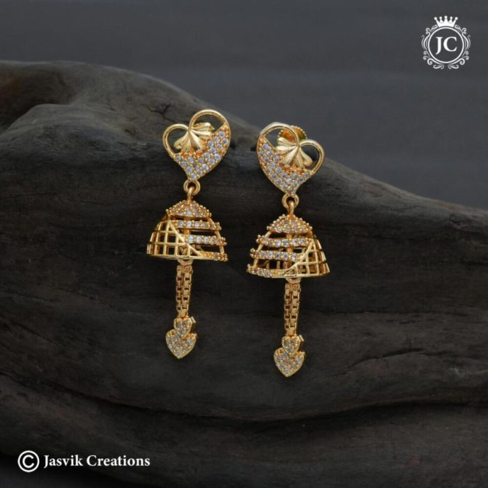 020-Microplated-Ad-Heart-Jhumka---JCER020--375 020-Microplated-Ad-Heart-Jhumka---JCER020--375