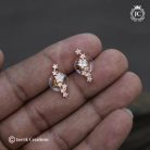 20 Roae Gold Ear Ring -JCRG020 - 130 (2)