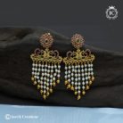 32 Premium Layer String Ear ring- JCER032 - 599