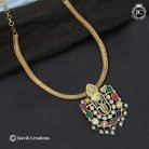 635 Venkatesha NAvarathna Detachble Pendent with Pattai chain- JCCH635 - 599