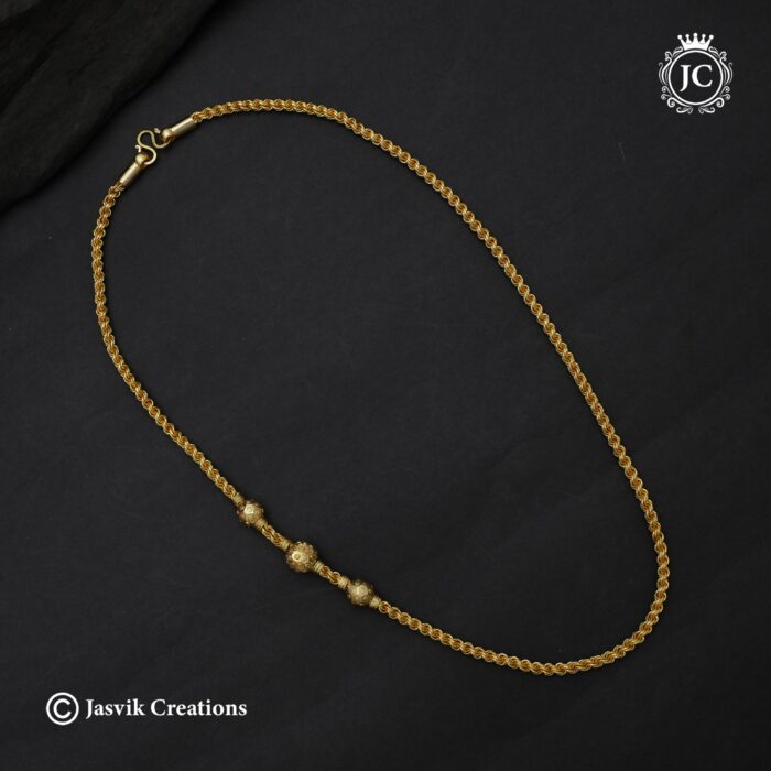 636 Impon with Polish 3 ball Mugappu Chian- JCCH636- 2499 24 Only (2) 636 Impon with Polish 3 ball Mugappu Chian- JCCH636- 2499 24 Only (2)