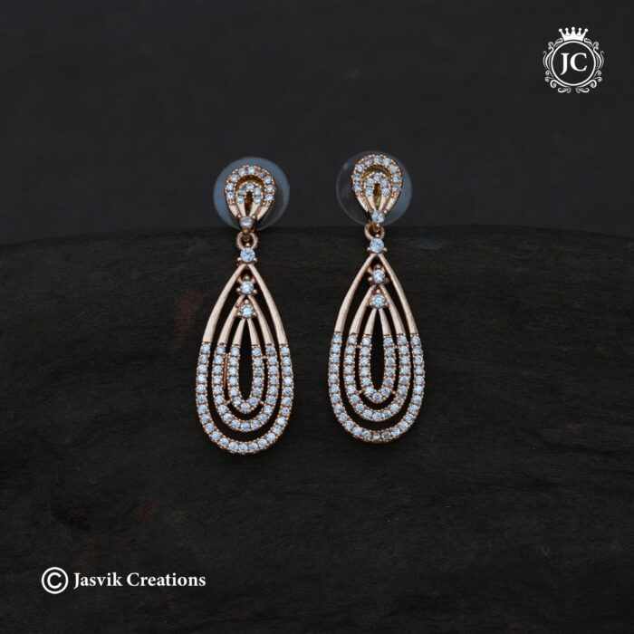749 Rose-Gold-Long-Ear-Rings- JCER749 -250-(3)