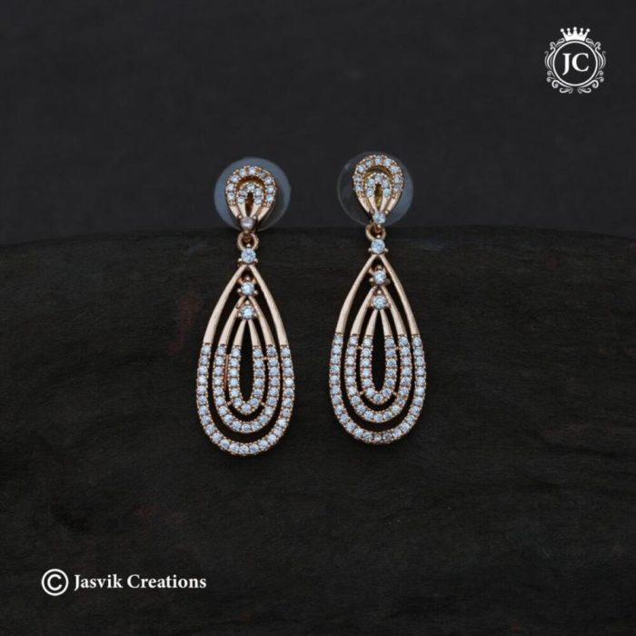 749 Rose-Gold-Long-Ear-Rings- JCER749 -250-(3)