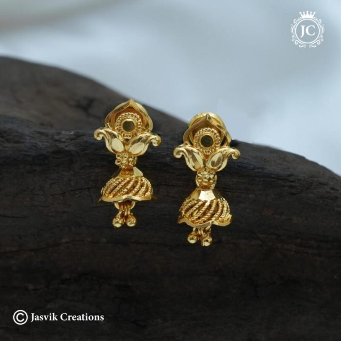 751 Microplated Mini Jhumka -JCER751- 120