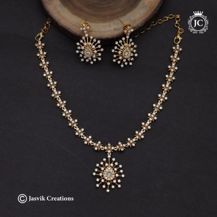 770 Premium Diamond Replica AD NEcklace -JCNL770- 650 (2)
