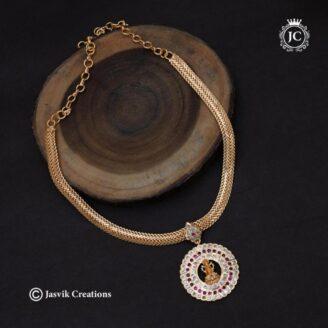 Real Gold Look Lakshmi Attikai  - JCNL771