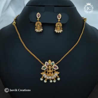Budget Friendly Premium Lakshmi Necklace - JCNL781