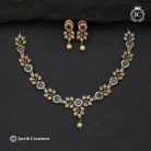 784 Premium AD Multi Colour Necklace - JCNL784- 550 (4)