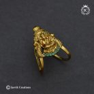 113 Antique-LAkshmi-Vanki-Ring-1540-(-White-Red-Green-)-(14) -JCFR113