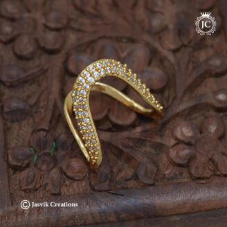 Diamond Replica AD Vanki Finger Ring - JCFR117