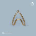 118 Diamond Replica AD V Shape Finger Ring -JCFR117 - 150 (4)