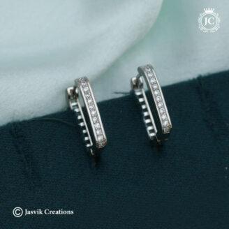 Rose Gold Silver  Ear Ring -JCRG124