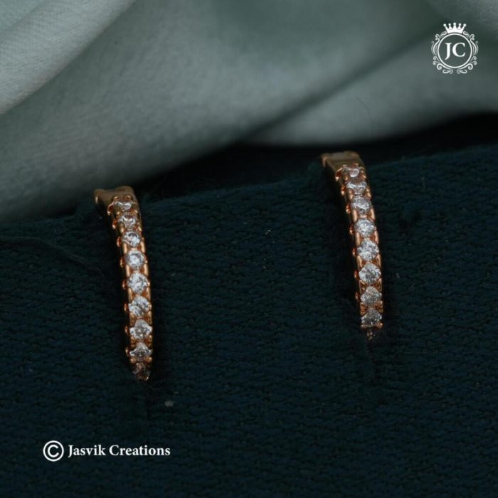 126 Rose Gold Ear Ring-JCRG126 - 110 (7)