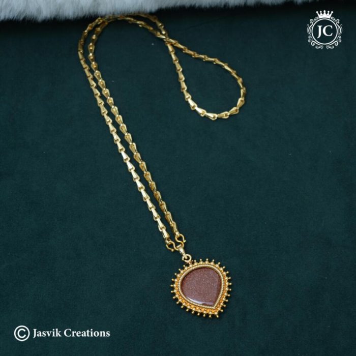 127 Rajavardhani Pendent with Kodumai Chain -JCPT127 - 24 Inch -750 127 Rajavardhani Pendent with Kodumai Chain -JCPT127 - 24 Inch -750