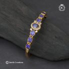 129 Microplated Gold Replica (Purple Stone) KAda- JCBT129 - 550 (1)