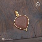 130 Rajavardhini Real Gold Look Hear Shape dollar-JCPT130 - 399 (8)