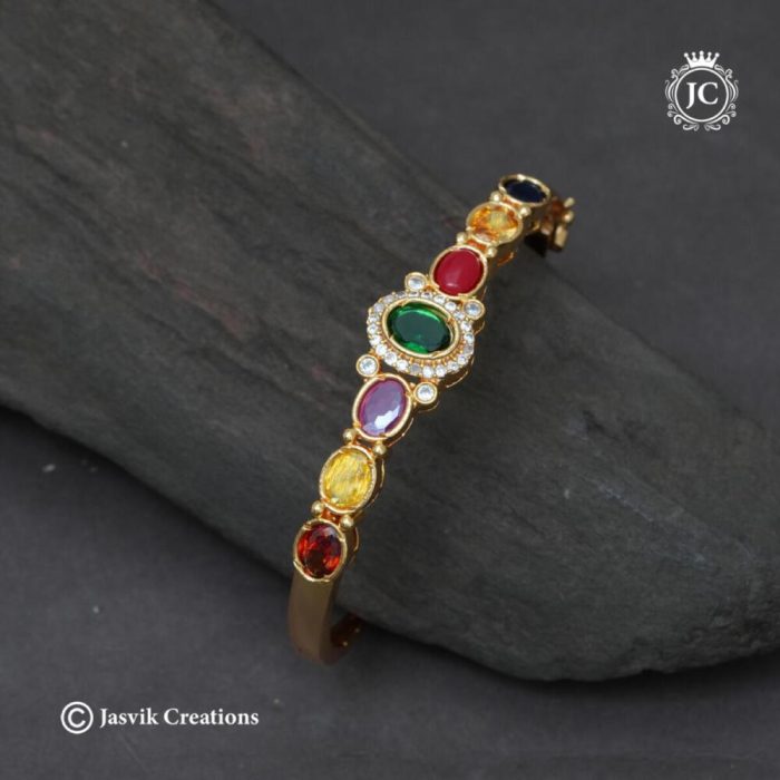 132 Microplated Gold Replica (Multi Stone) KAda- JCBT132 - 550 (1)
