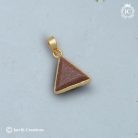 132 Rajavardhini Real Gold Look Triangle dollar -JCPT132 - 350 (5)
