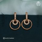 132 Rose Gold Ear ring JCRG132 - 130