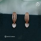 133 Rose Gold Ear ring JCRG133- 130