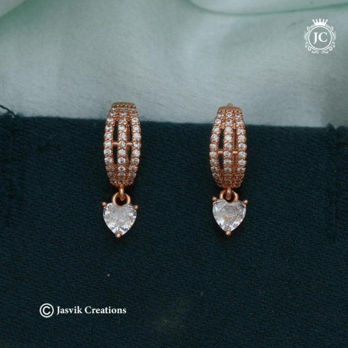 133 Rose Gold Ear ring JCRG133- 130