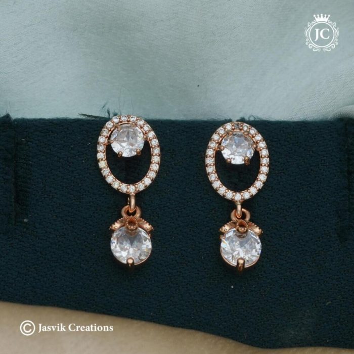 135 Rose Gold Ear ring JCRG135 - 130
