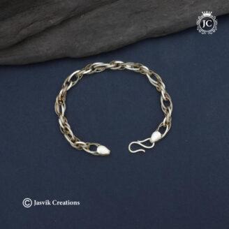 Pure Impon Gold Design Mens Bracelet Without Polish - JCBT136
