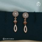 140 Rose Gold Ear ring JCRG140 - 160 (1)