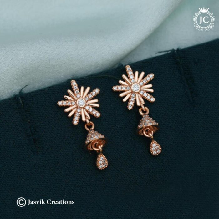 141 Rose Gold Ear ring JCRG141 - 160 (2)