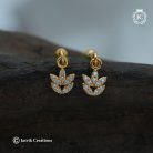 17 Microplated Koppu Leaf Ear Rings-JCER017 - 149 (6)
