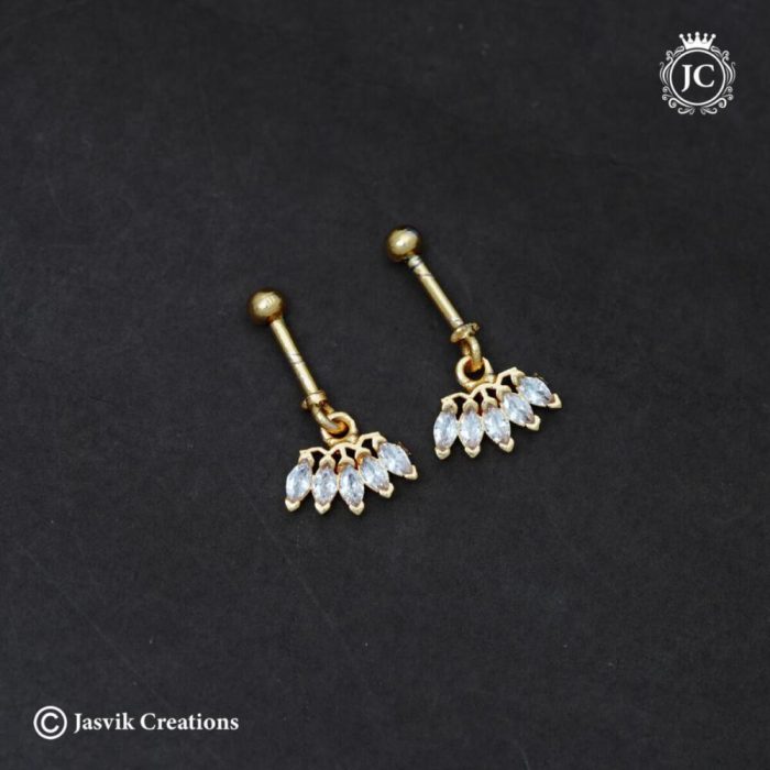 18 Microplated Koppu Trending r Ear Rings -JCER018- 149 (5)
