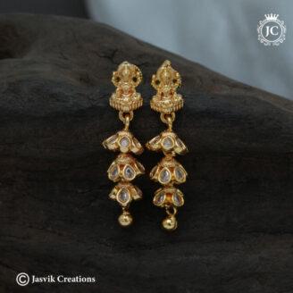 Microplated Lakshmi Layer Jhumka - JCER021