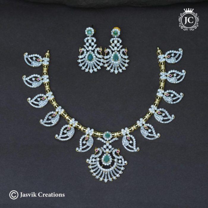 224 GJ Polish Diamond Replica NEcklace- JCNL224- 1499 (2)