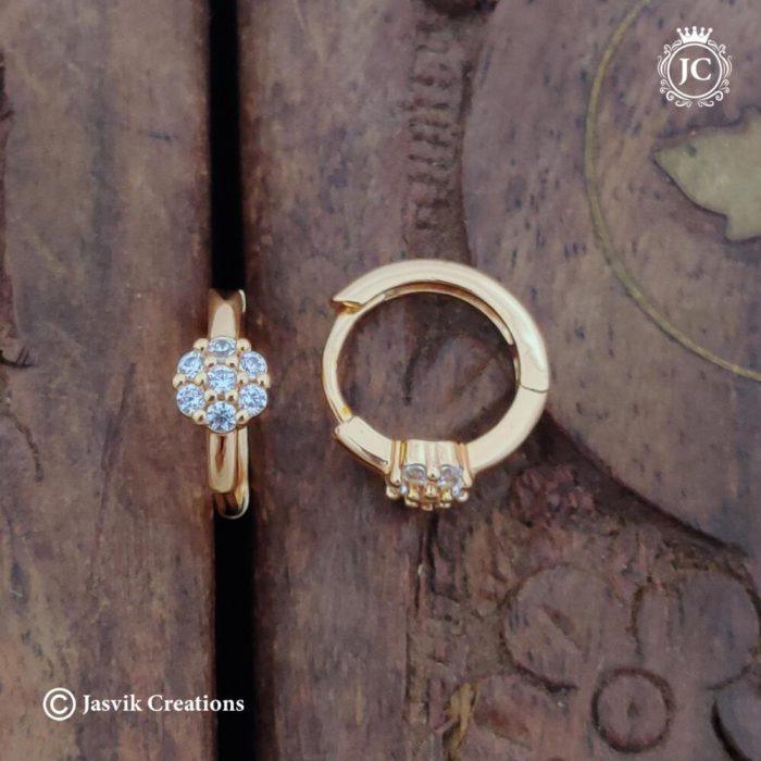 24 Rose gold Mini Ear ring -JCRG024- 99 (3)
