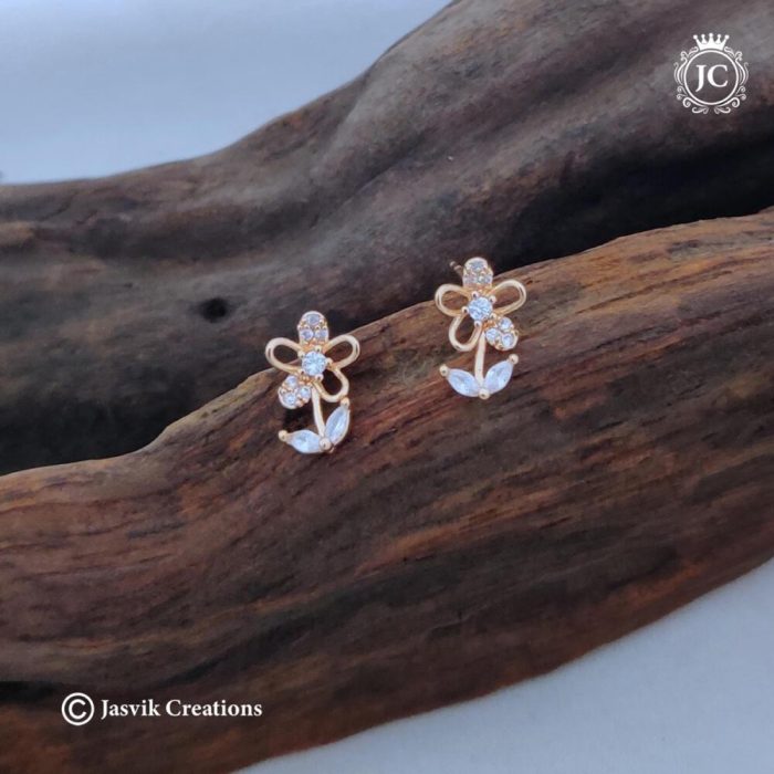 28 Roose Gold Ear ring -JCRG028 - 120 (1)