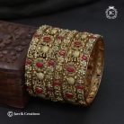 329 Matte finisdh Bangle Combo Set -JCBN329 - 550 (4)