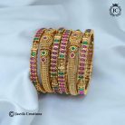 331 Matte finisdh Bangle Combo Set JCBN331- 550 (14)