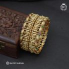 334 MAtte Finish Lakshmi Tempkle Design Bangle-JCBN334- 299 (2)