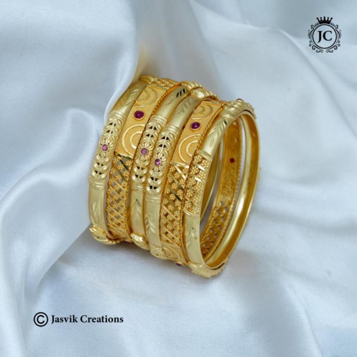 338 Microplated Bangle Combo - JCBN338 -399 (2)