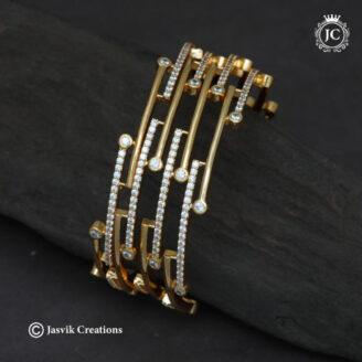 Microplayed AD Bangle Set  - JCBN339
