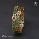 341 Premium Emerald Bangle-JCBN341 - 799 (2)