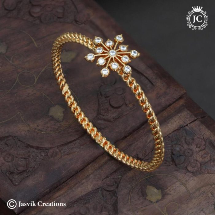 36 Real Diamond Replica KAda Single Bangle - JCBN336-2.4-8- 650 (3)