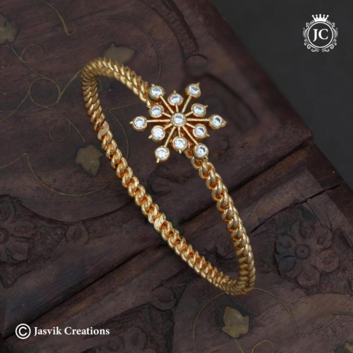 36 Real Diamond Replica KAda Single Bangle - JCBN336-2.4-8- 650 (4)