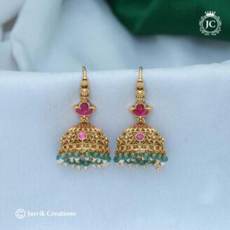 Premium Antique Exclusive Hook Jhumka - JCER366