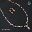 368-Microplated-LAvender-Drop-Necklace-(4---JCNL368---599