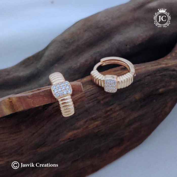 41 Rose Gold Ear Ring-JCRG041 - 120 (4)