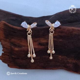 Rose Gold Ear Ring - JCRG043