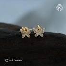 439 Microplated Koppu Butterfly Ear Rings-JCER439 - 149 (3)