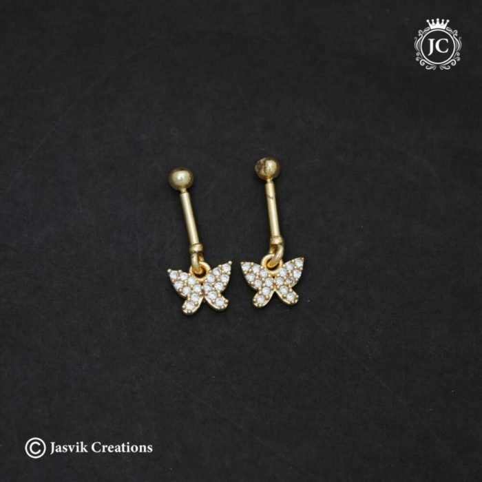 439 Microplated Koppu Butterfly Ear Rings-JCER439 - 149 (5) 439 Microplated Koppu Butterfly Ear Rings-JCER439 - 149 (5)